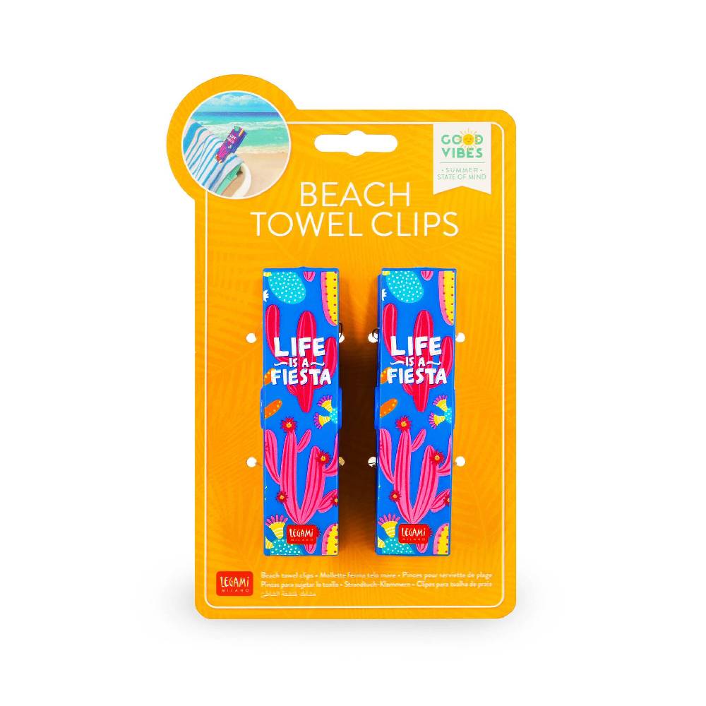 Legami Set di 2 Mollette Ferma Telo Mare - Beach Towel Clips Sottocosto