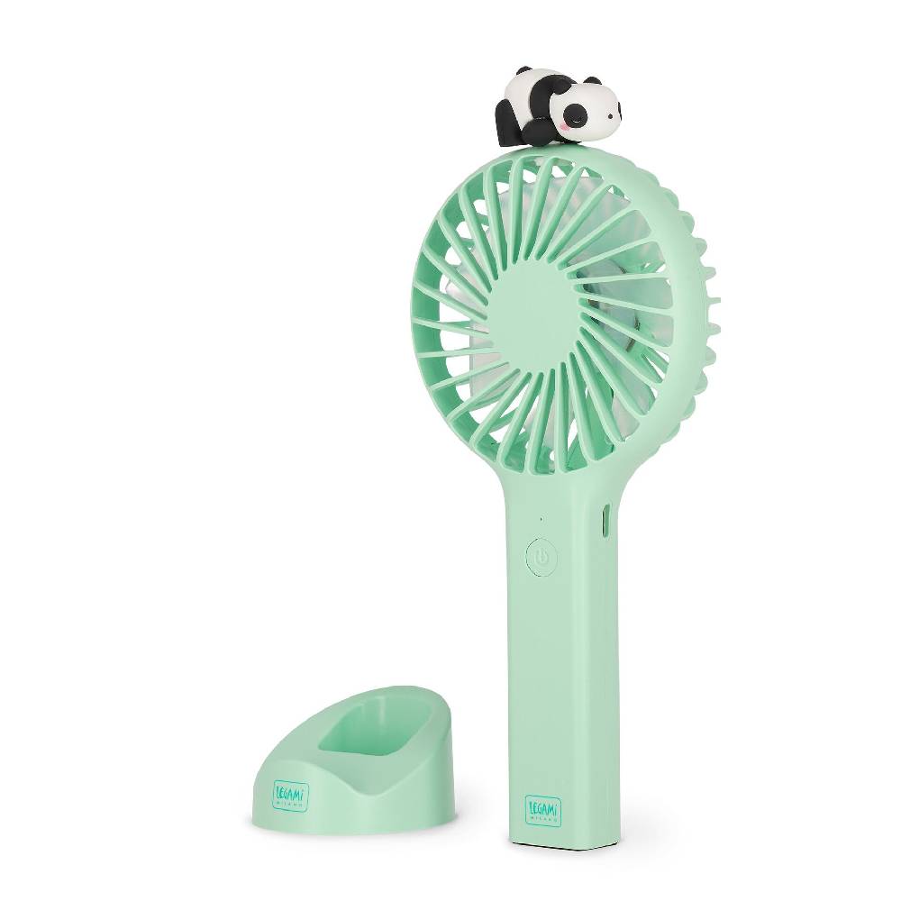 Legami Ventilatore Portatile Ricaricabile con Base - Mini Fan Vendita Calda