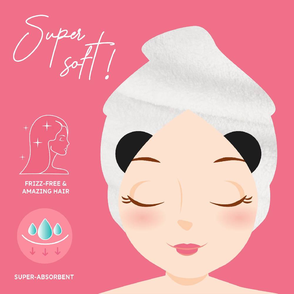 Legami Asciugamano per Capelli a Turbante - Love My Hair In Saldo