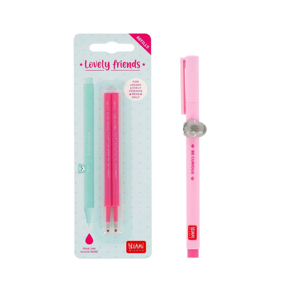 Legami Set Penna Lovely Kitty con Refill Rosa