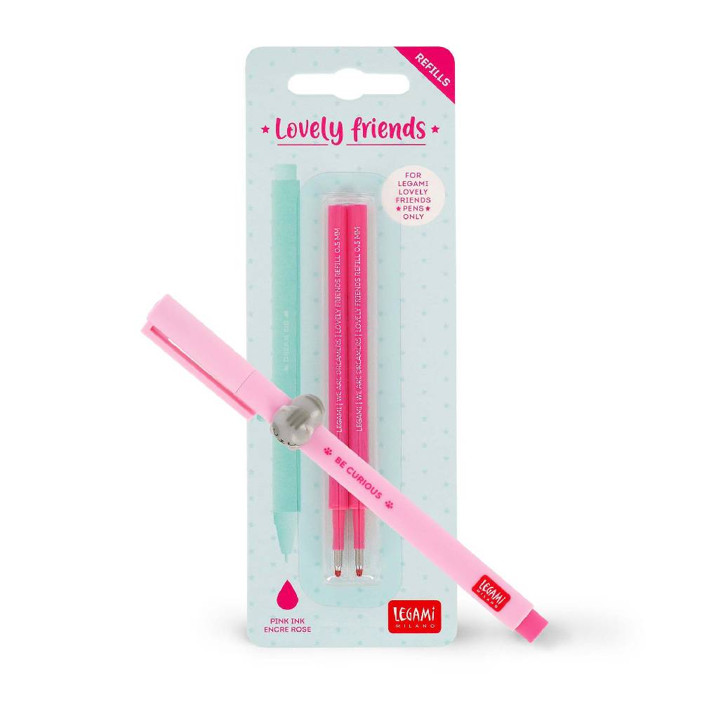 Legami Set Penna Lovely Kitty con Refill Rosa Moda