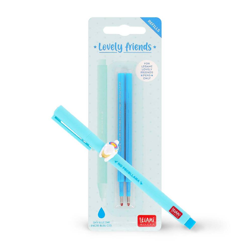 Legami Set Penna Lovely Llama con Refill Azzurro Vendita