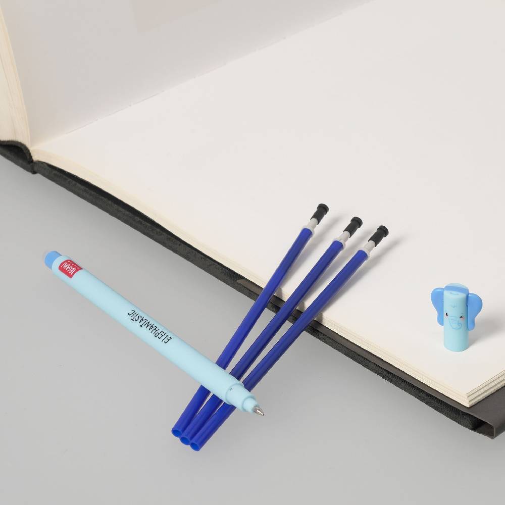 Legami Set Penna Cancellabile Elephant con Refill Blu Negozi Online