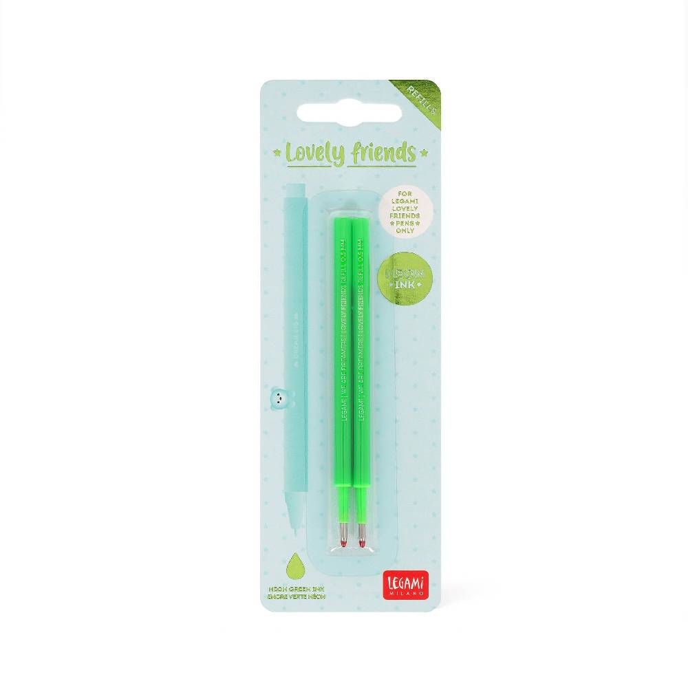 Legami Set di 2 Refill per Penna Gel - Lovely Friends Presa