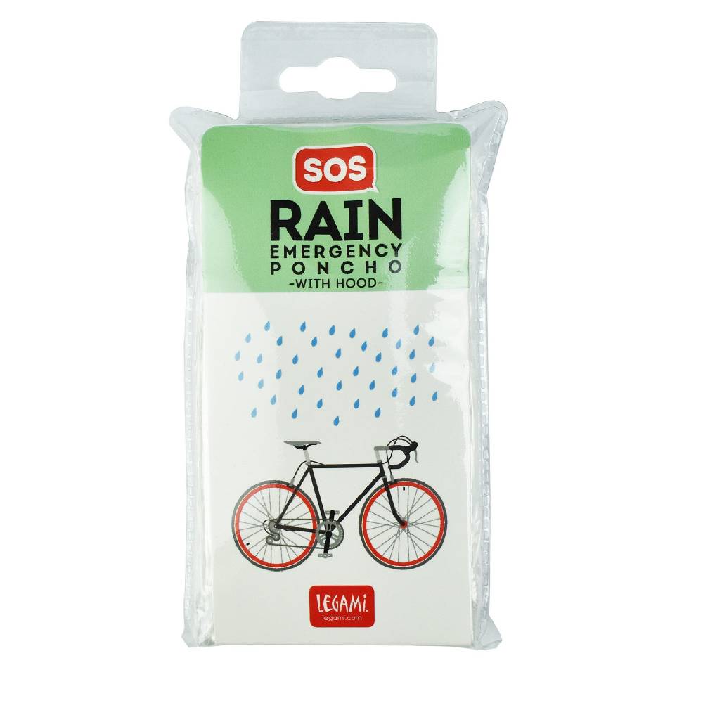 Legami Poncho Usa e Getta, con Cappuccio