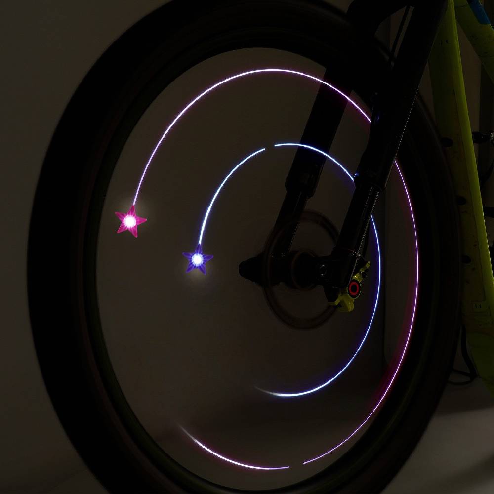 Legami Set di 2 Luci Per i Raggi Della Bicicletta - Ride & Shine Vendita Calda