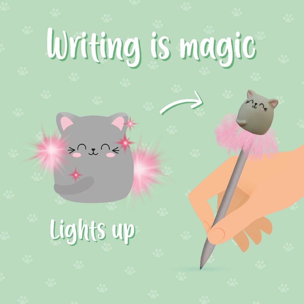 Legami Penna a Sfera Luminosa - Writing is Magic Pezzi Unici