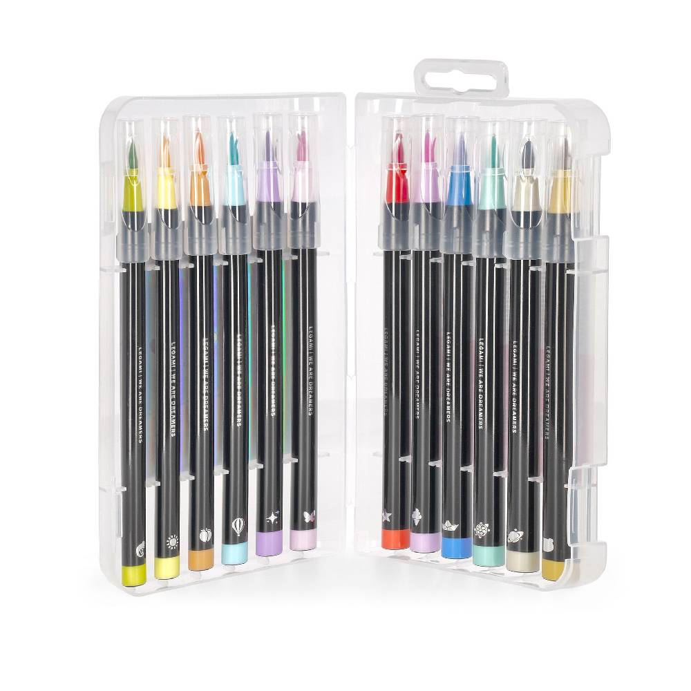 Legami Set di 12 Pennarelli con Punta Pennello - Brush Markers Negozio online di fabbrica