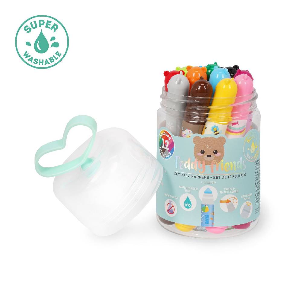 Legami Set di 12 Pennarelli - Teddy Friends I Più Venduti