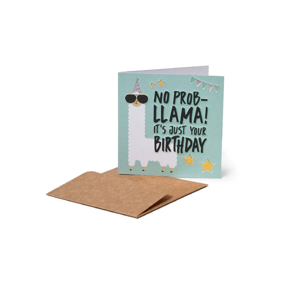 Legami Biglietto di Auguri di Compleanno - No Probllama
