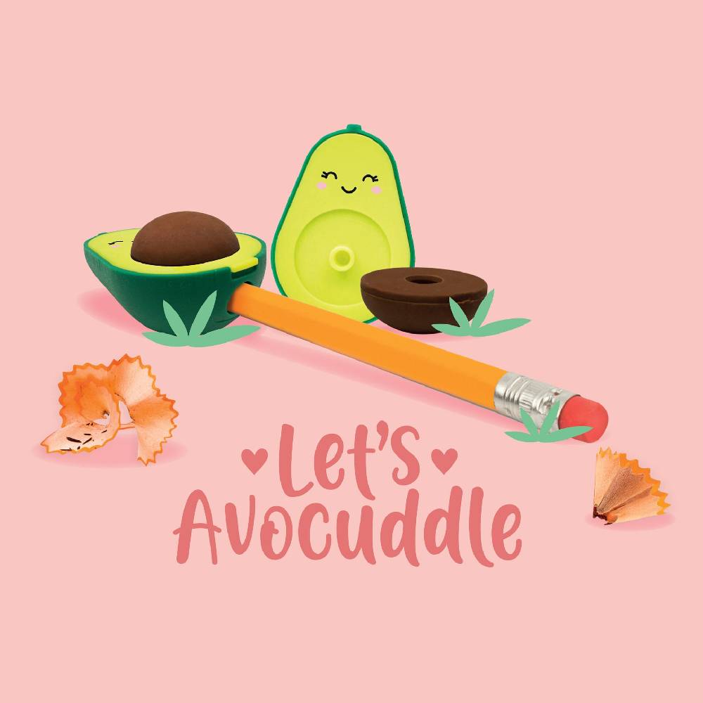 Legami Temperino con Gomma - Let’s Avocuddle Economico