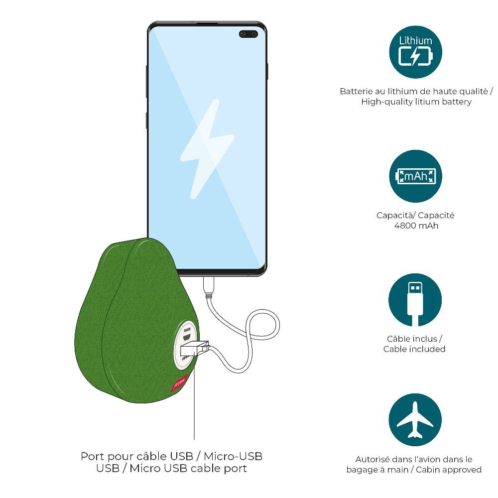 Legami Caricabatteria Portatile - My Super Power 2025