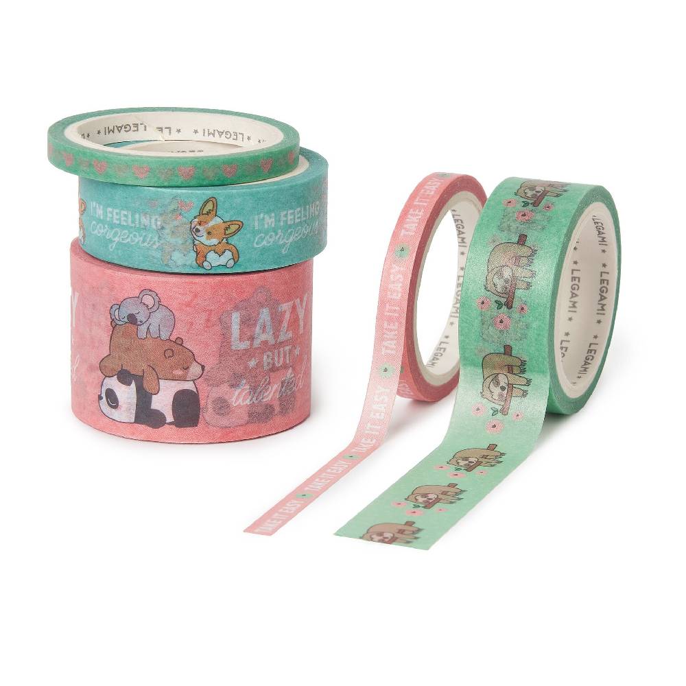 Legami Set di 5 Nastri Adesivi di Carta - Tape By Tape Nuovo