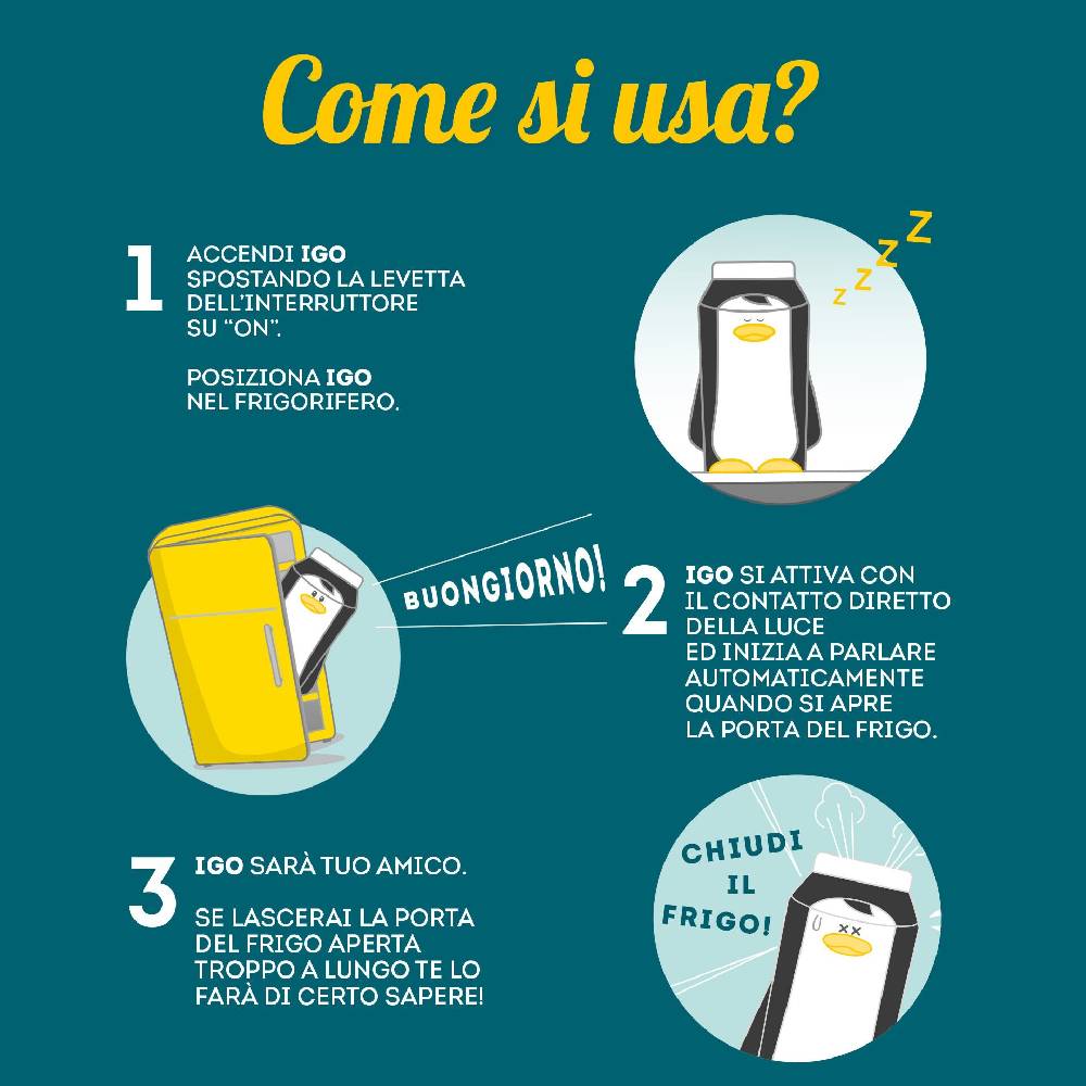 Legami Igo il Pinguino Parlante per il Tuo Frigo Novità