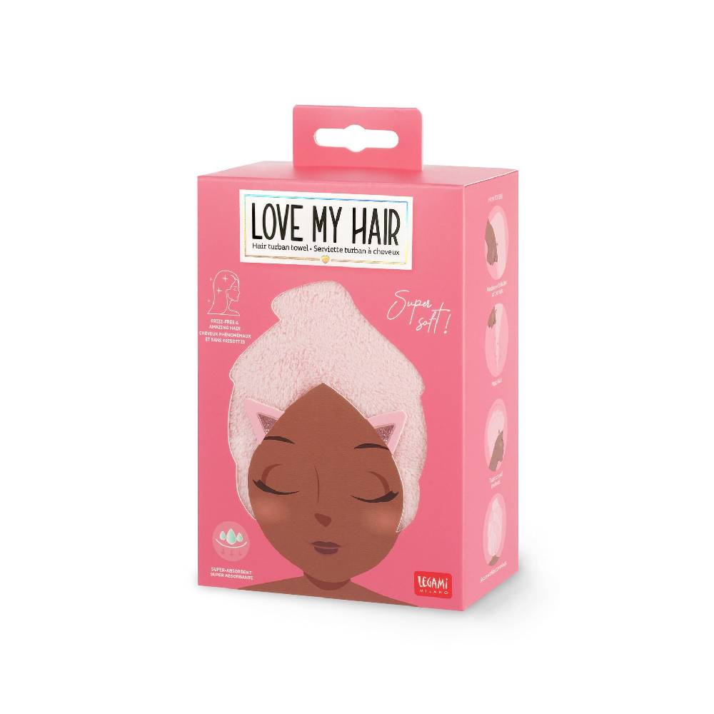 Legami Asciugamano per Capelli a Turbante - Love My Hair Economico