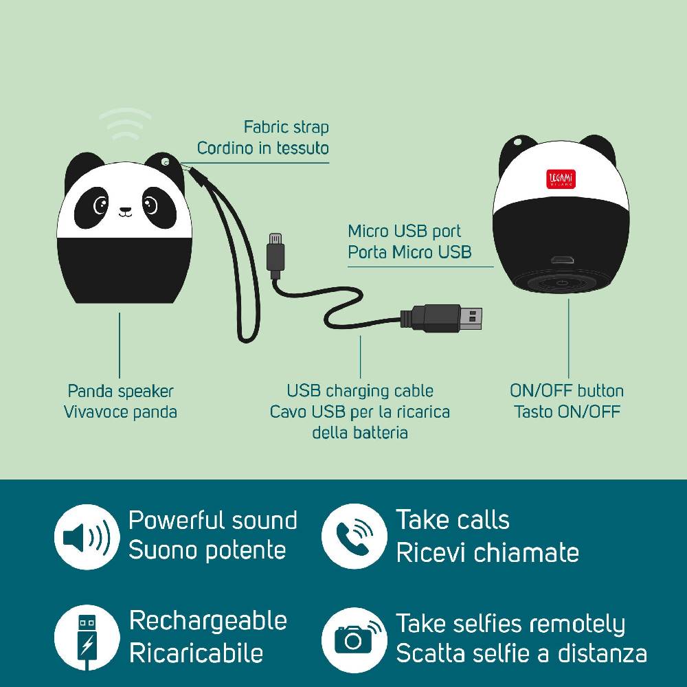Legami Mini Vivavoce e Speaker Wireless - Pump Up The Volume Hotsell
