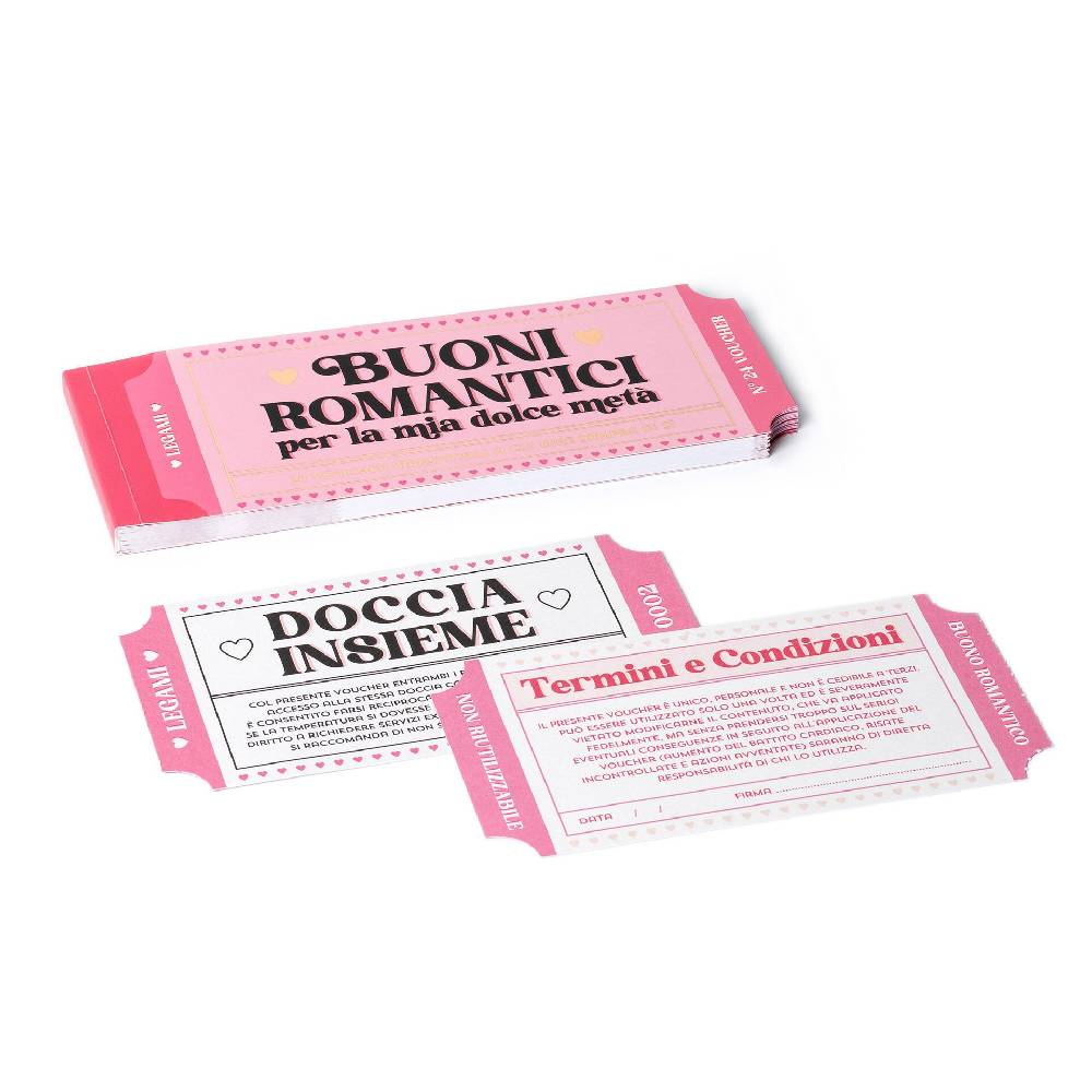 Legami Blocchetto da 24 Voucher - Italiano Saldi Di Fabbrica