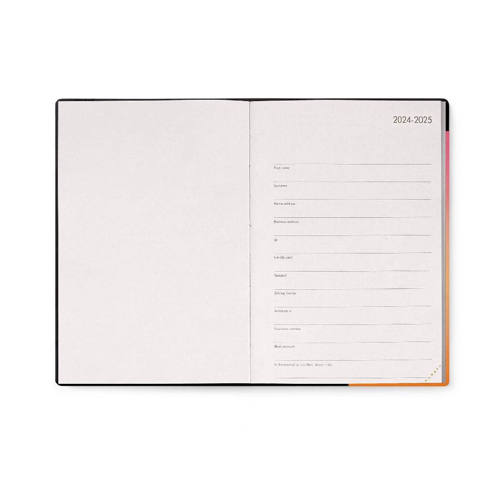 Legami Agenda 18 Mesi Settimanale - Medium - Con Notebook - 2024/2025 Italy