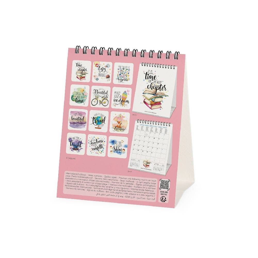 Legami Calendario da Tavolo 2025 - 12 x 14,5 cm 2025