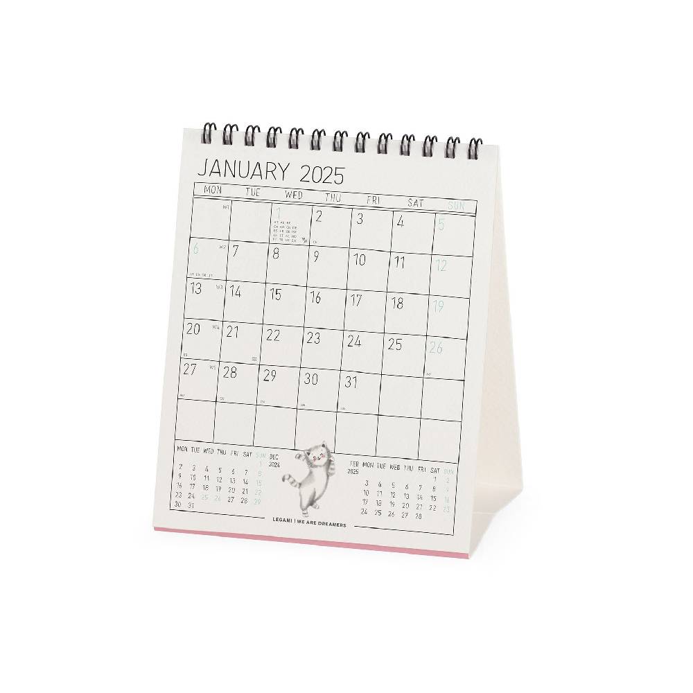 Legami Calendario da Tavolo 2025 - 12 x 14,5 cm Italy