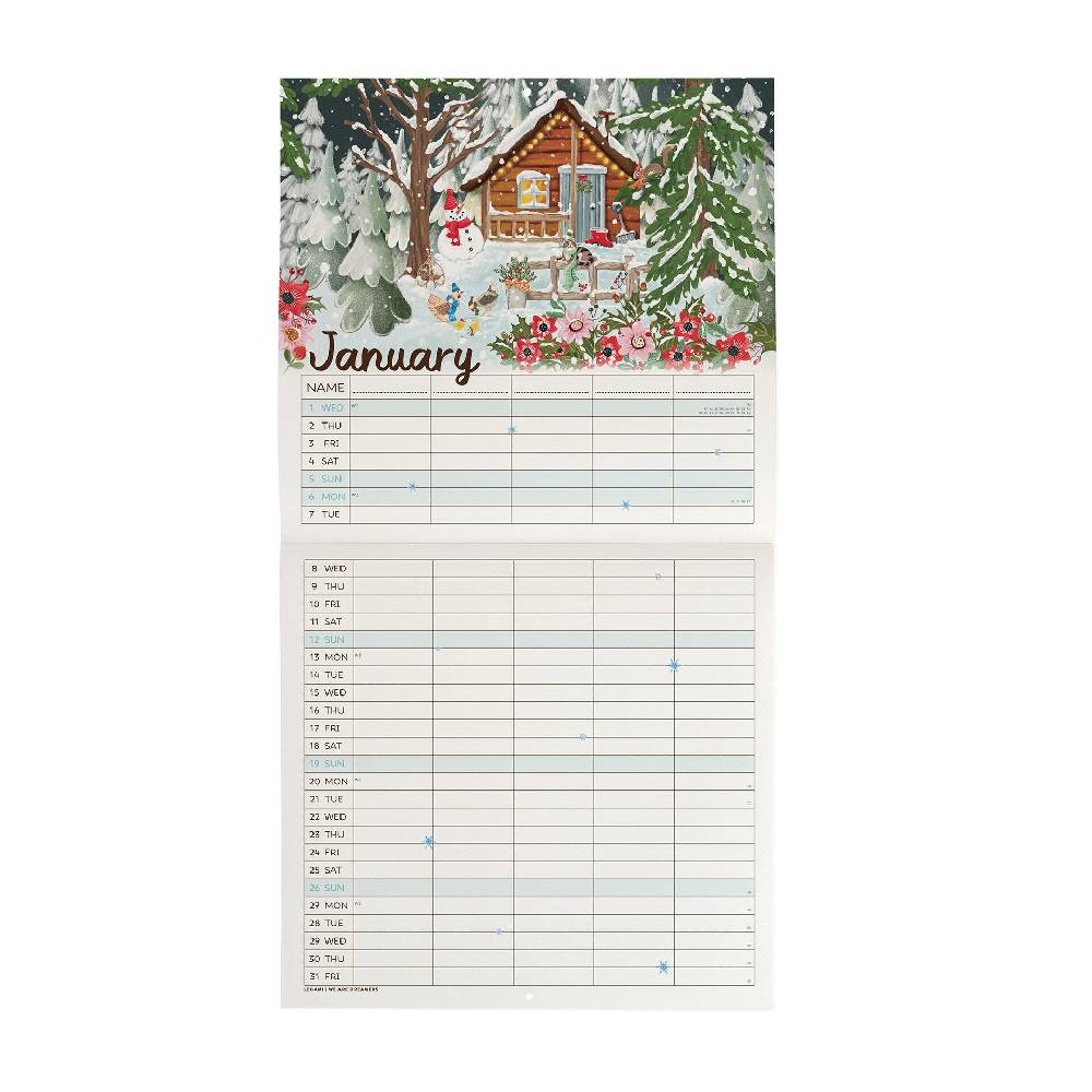Legami Calendario da Parete 2025 - 30 x 29 cm Italia