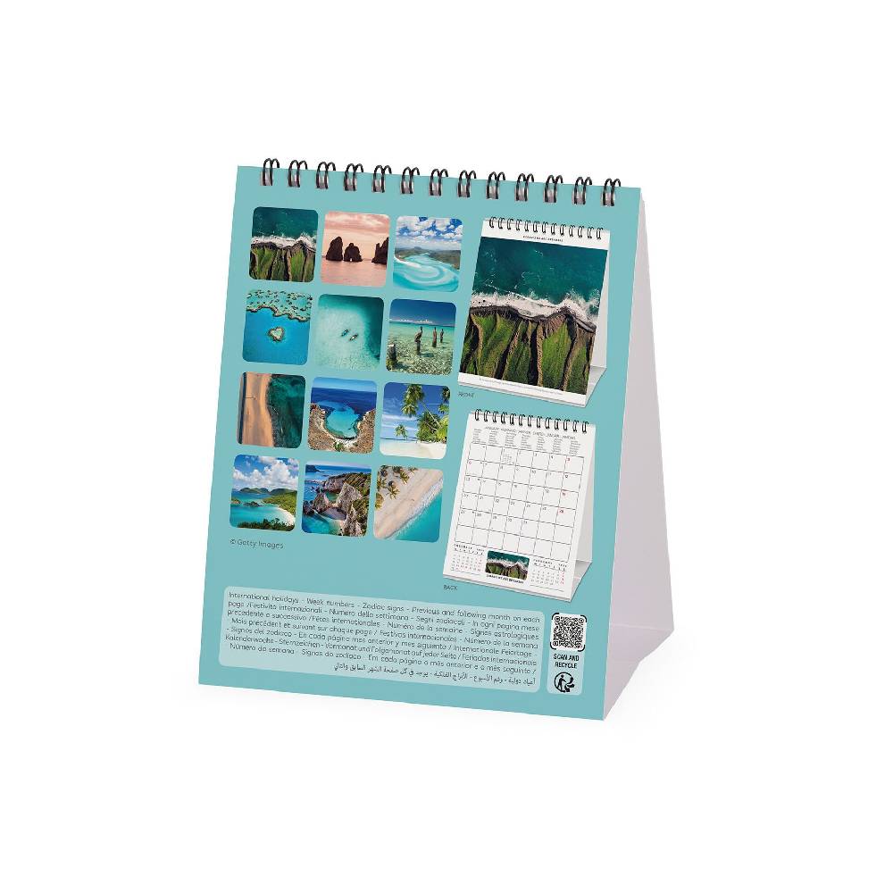 Legami Calendario da Tavolo 2025 - 12 x 14,5 cm Soddisfazione Garantita