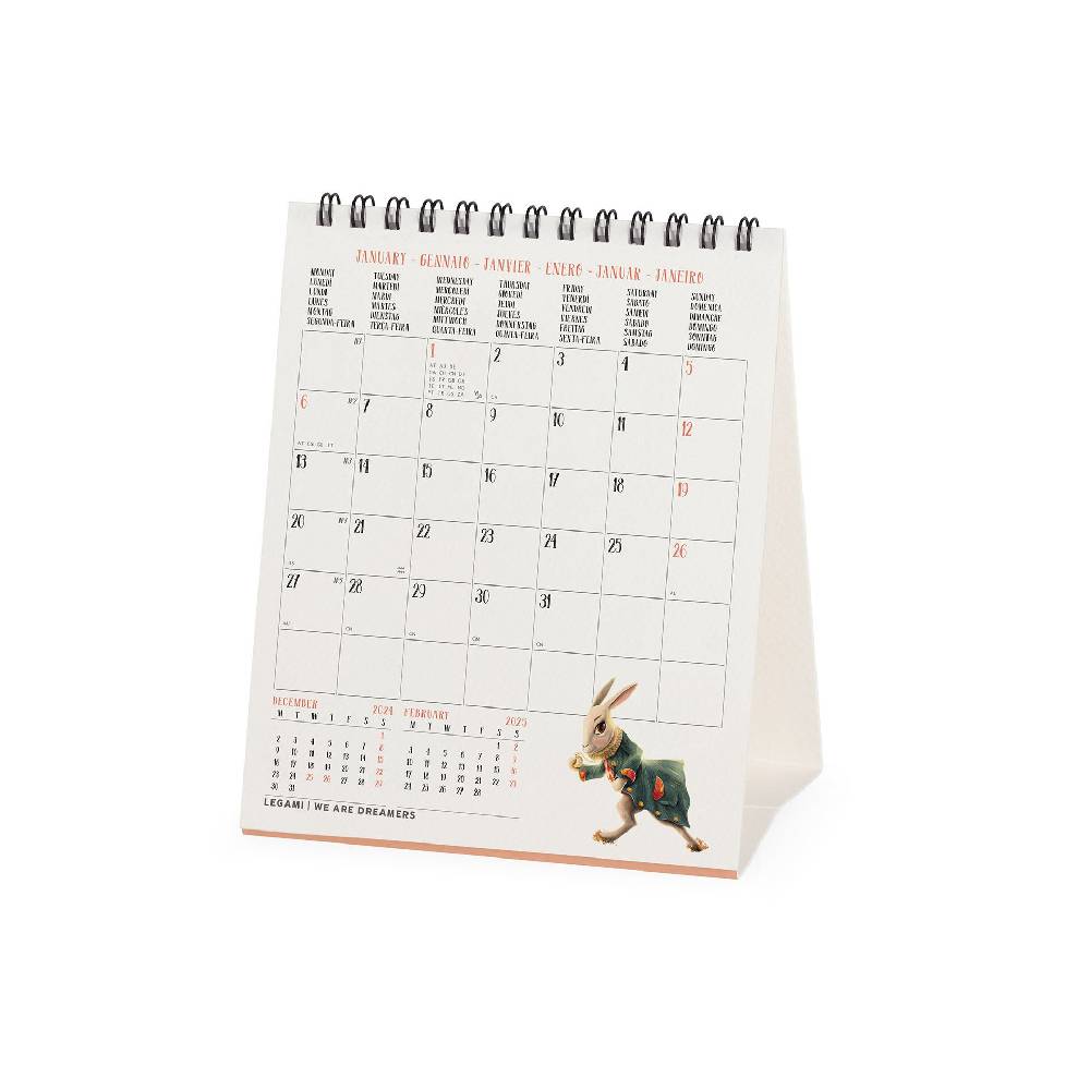 Legami Calendario da Tavolo 2025 - 12 x 14,5 cm Consegna Veloce