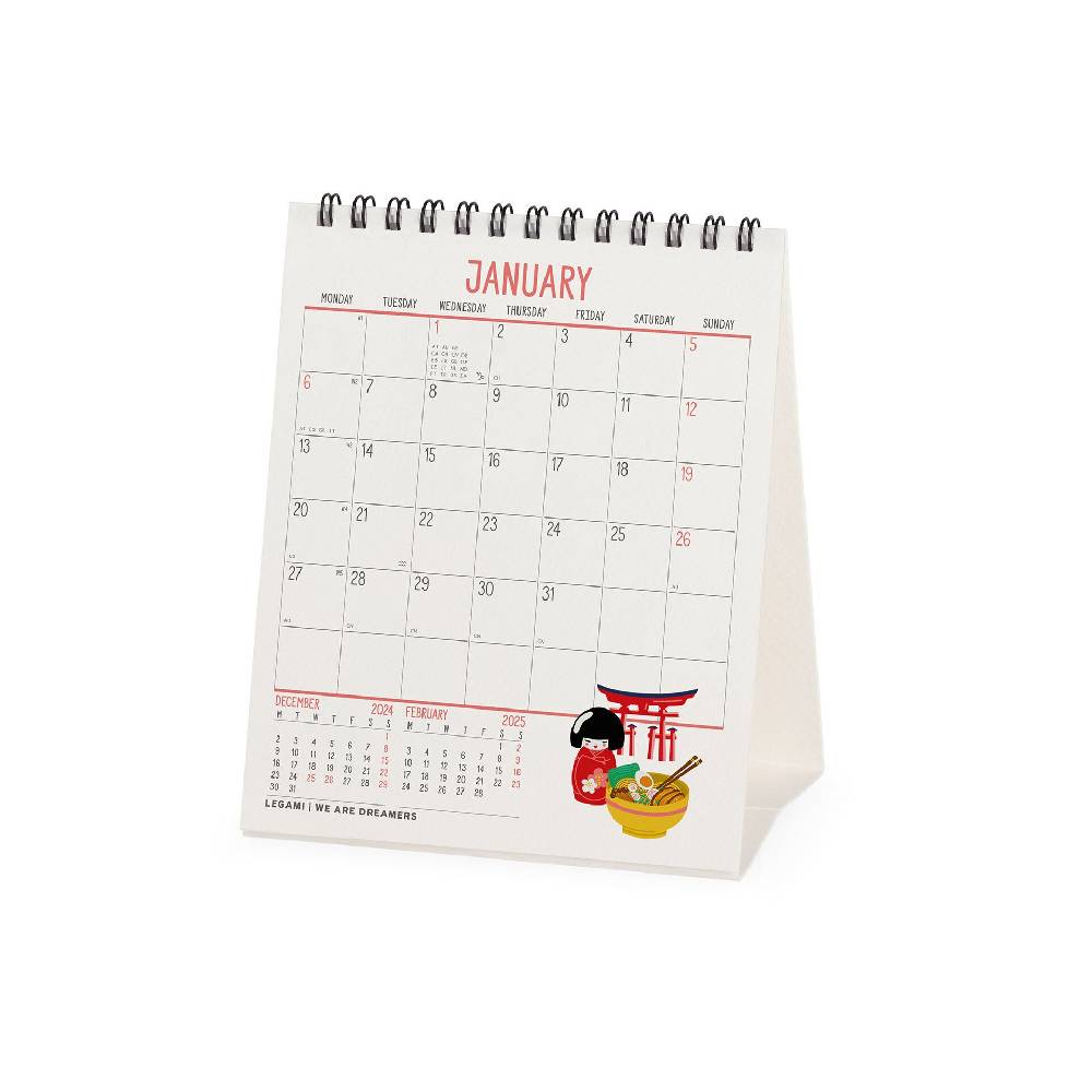 Legami Calendario da Tavolo 2025 - 12 x 14,5 cm Fino Al -60%