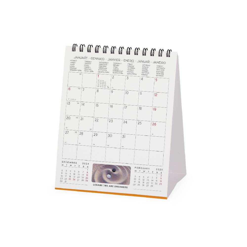 Legami Calendario da Tavolo 2025 - 12 x 14,5 cm Affare Del Giorno