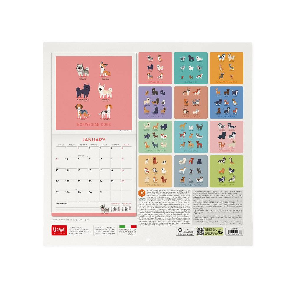 Legami Calendario da Parete 2025 - 30 x 29 cm Online