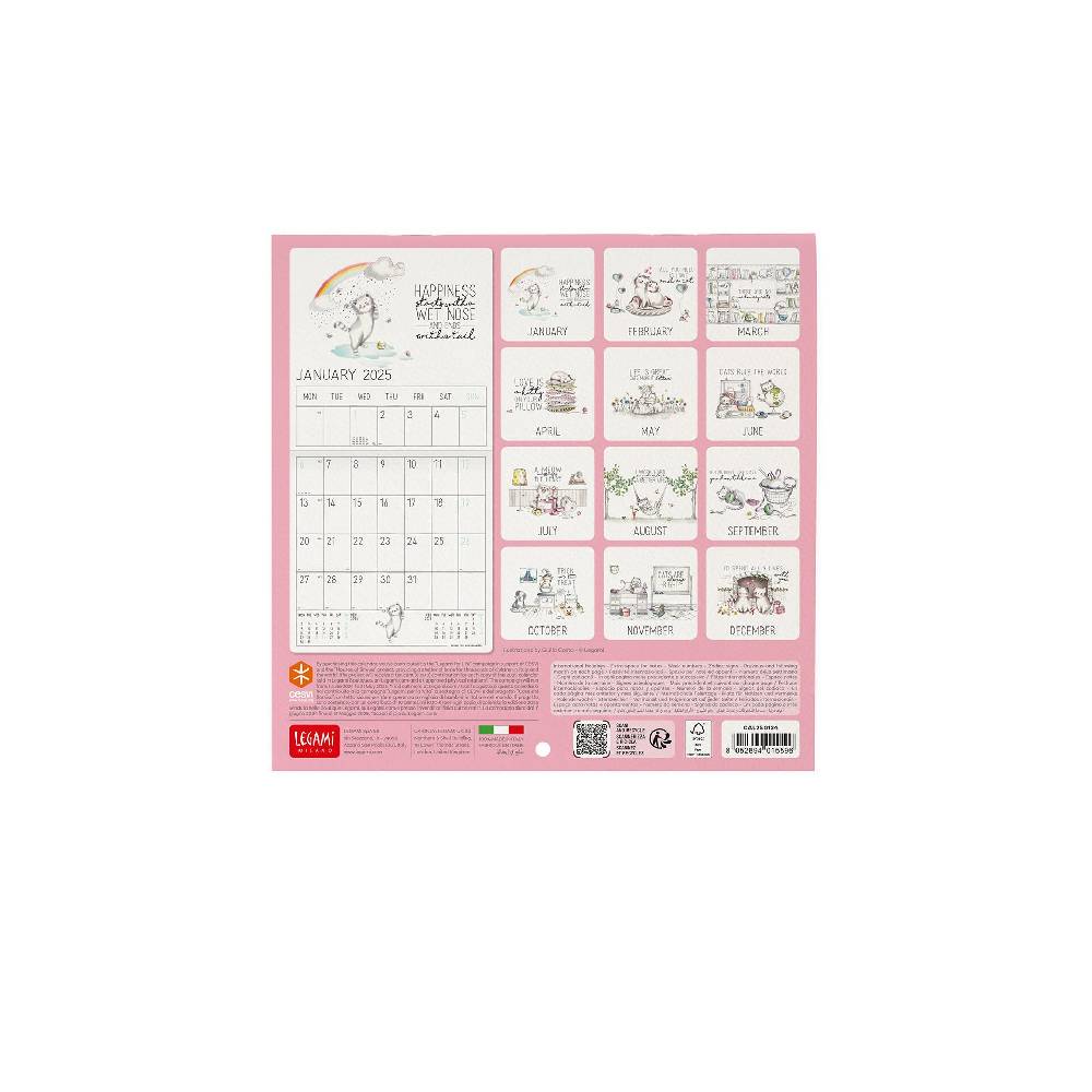 Legami Calendario da Parete 2025 - 18 x 18 cm Outlet