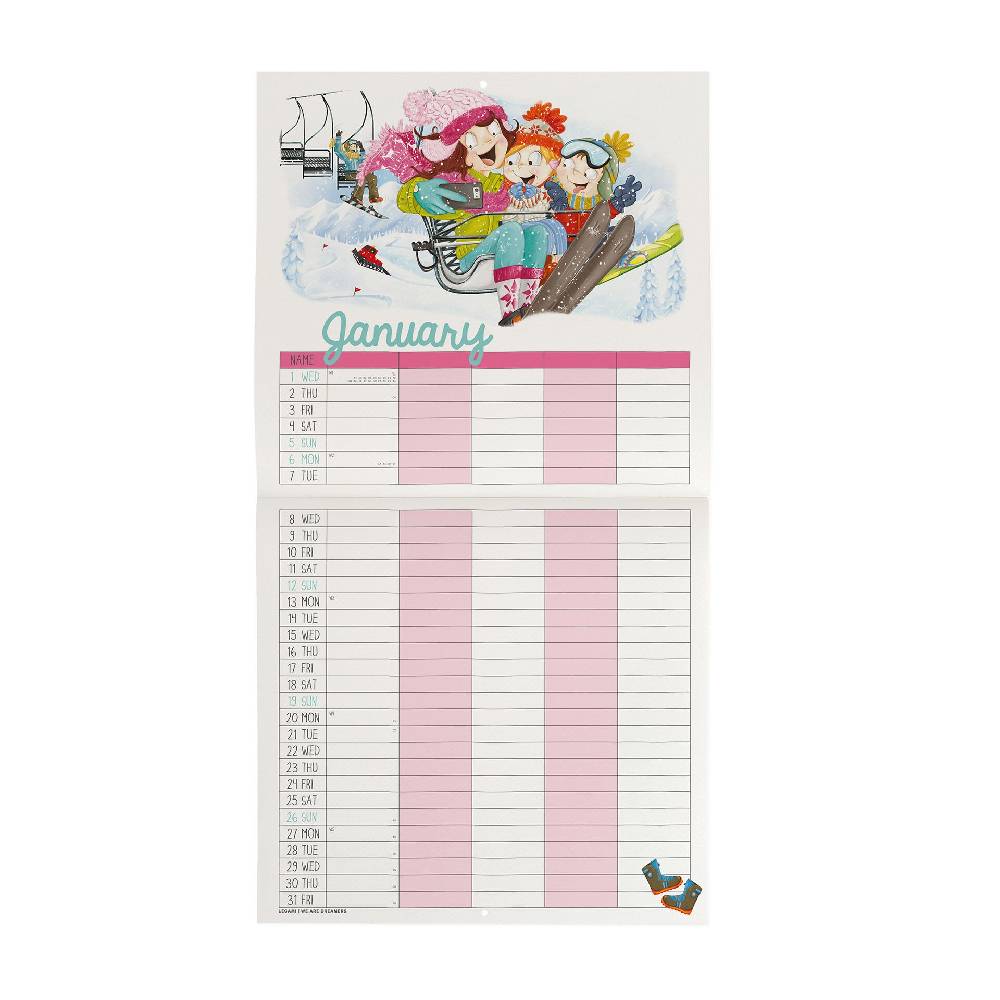 Legami Calendario da Parete 2025 - 30 x 29 cm In Vendita