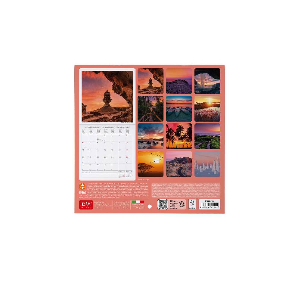 Legami Calendario da Parete 2025 - 18 x 18 cm I Più Venduti