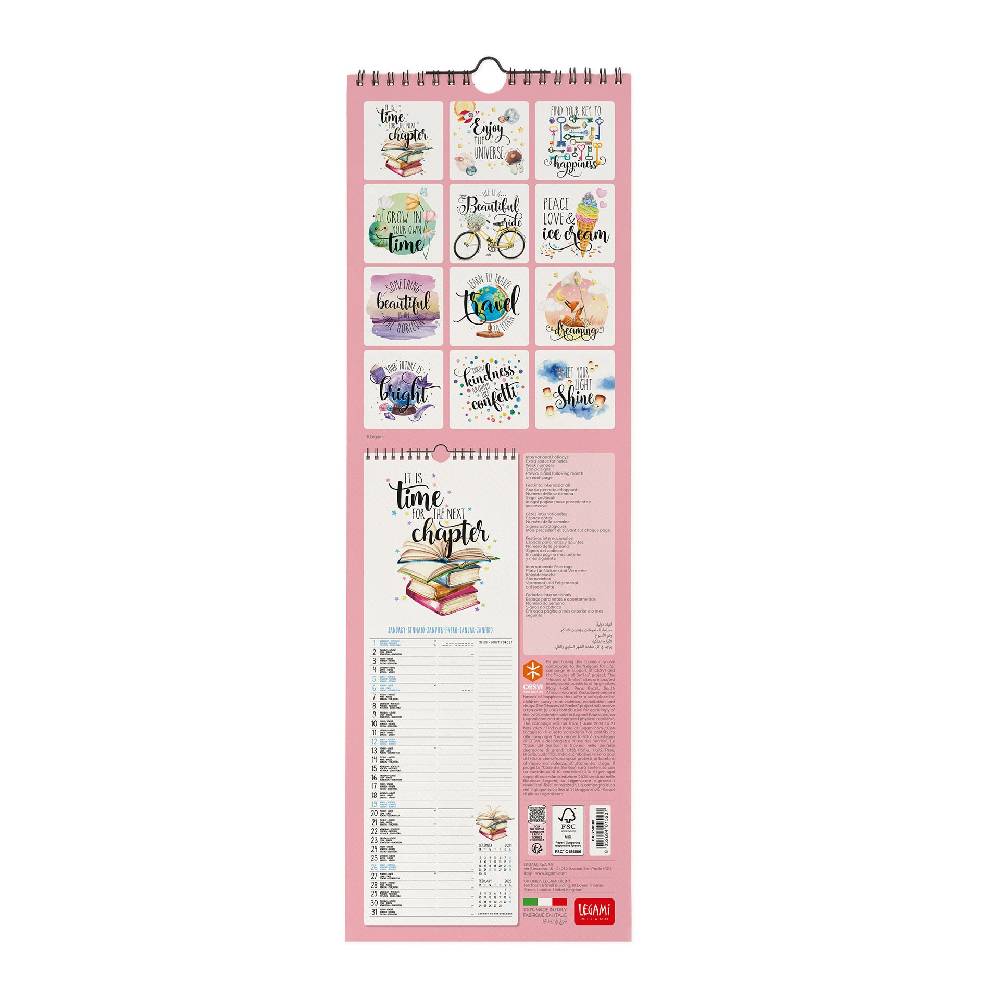 Legami Calendario da Parete 2025 - 16 x 49 cm Vendite Flash