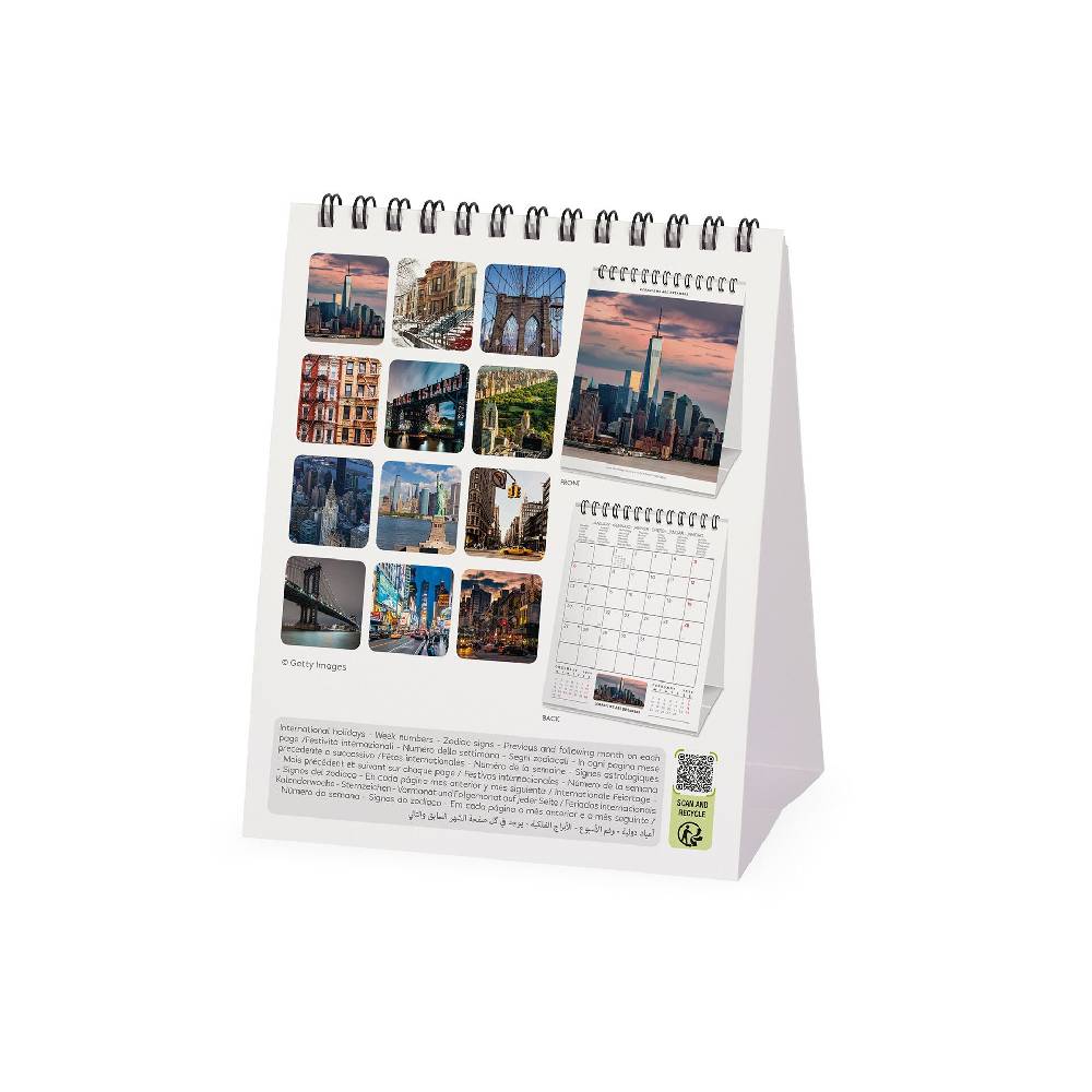 Legami Calendario da Tavolo 2025 - 12 x 14,5 cm Negozio