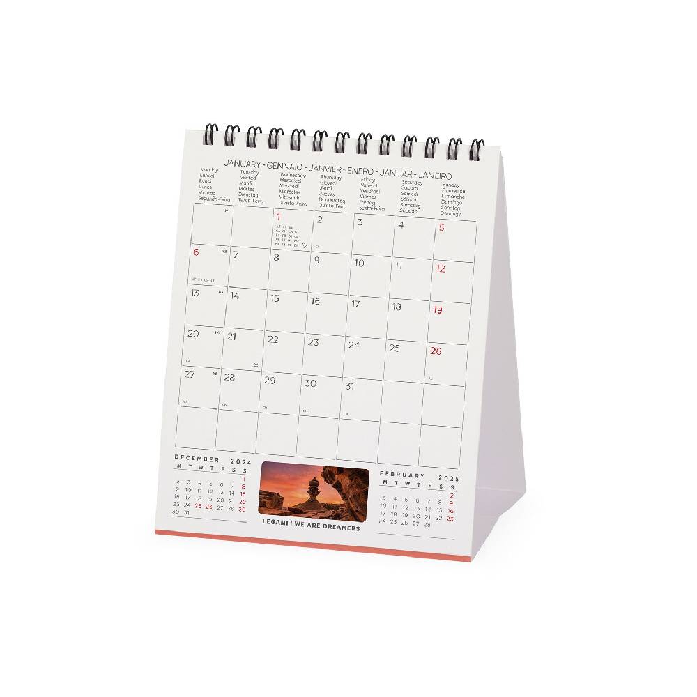 Legami Calendario da Tavolo 2025 - 12 x 14,5 cm In Saldo