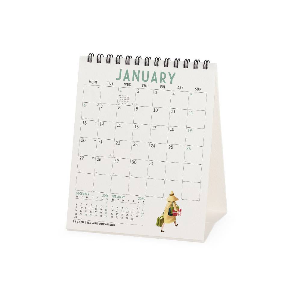 Legami Calendario da Tavolo 2025 - 12 x 14,5 cm Nuova