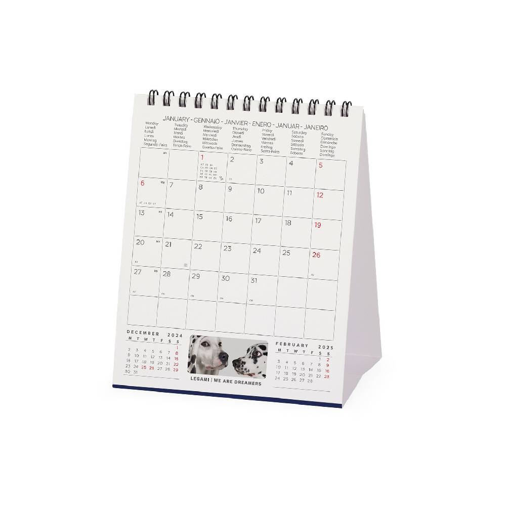 Legami Calendario da Tavolo 2025 - 12 x 14,5 cm Moda