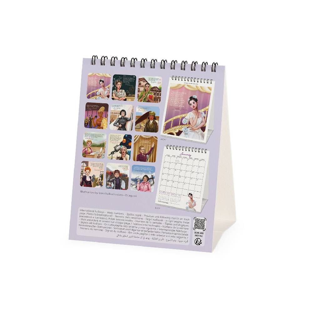 Legami Calendario da Tavolo 2025 - 12 x 14,5 cm 2025