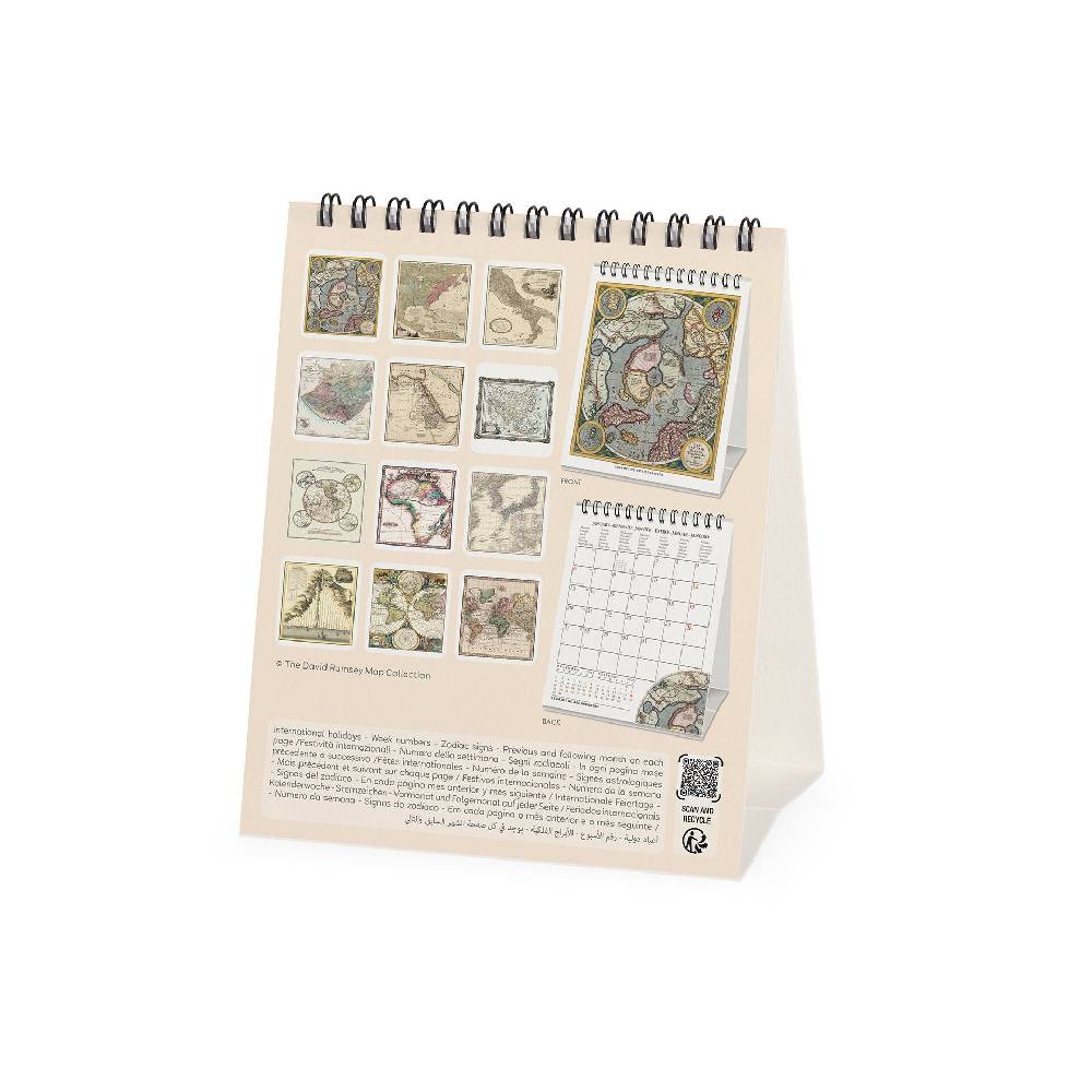 Legami Calendario da Tavolo 2025 - 12 x 14,5 cm Italy