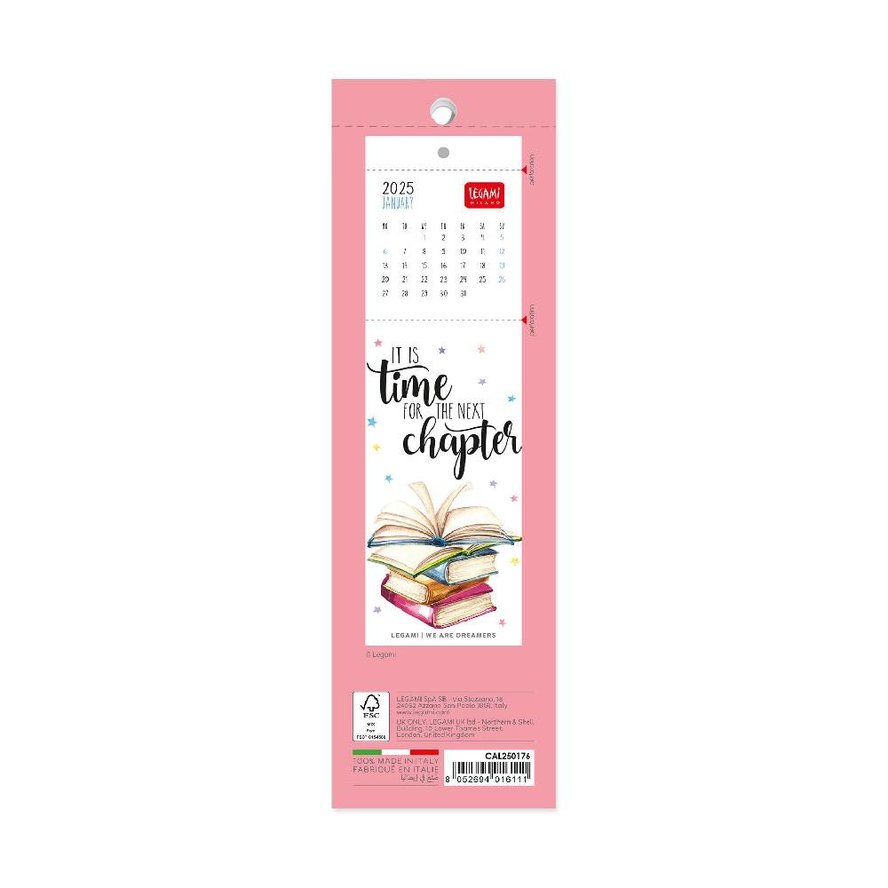 Legami Calendario Segnalibro 2025 - 5,5 x 18 cm Vendita