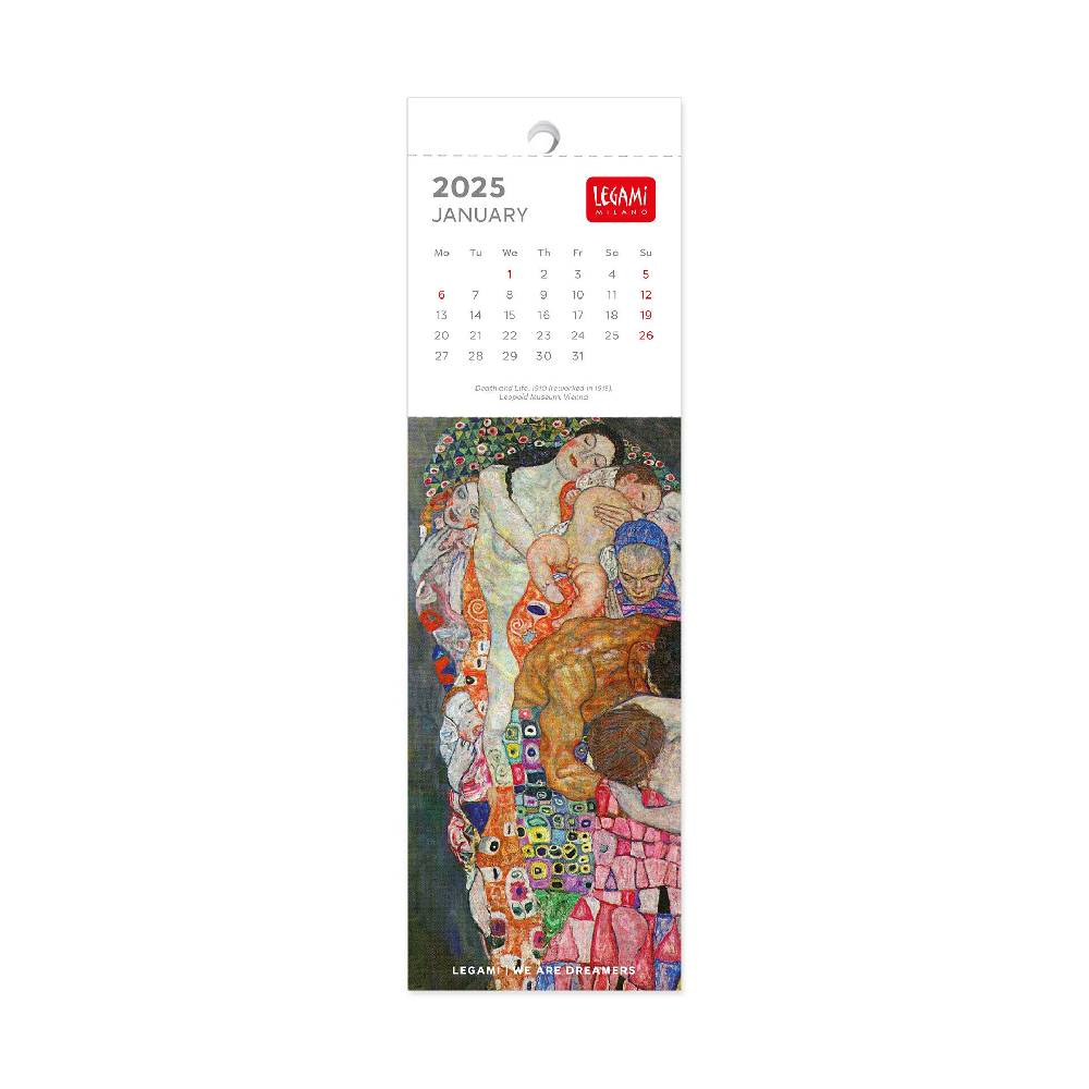 Legami Calendario Segnalibro 2025 - 5,5 x 18 cm Qualità Garantita