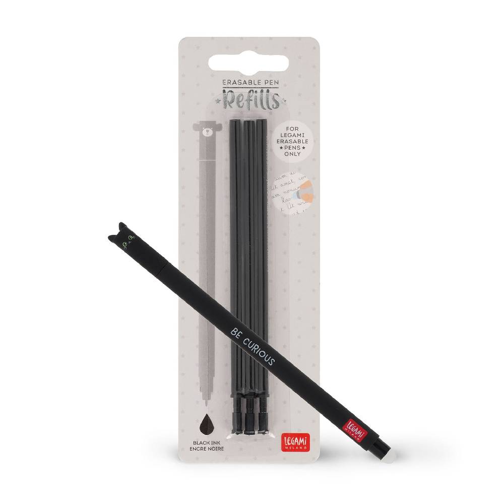 Legami Set Penna Cancellabile Kitty con Refill Nero Promozione temporanea
