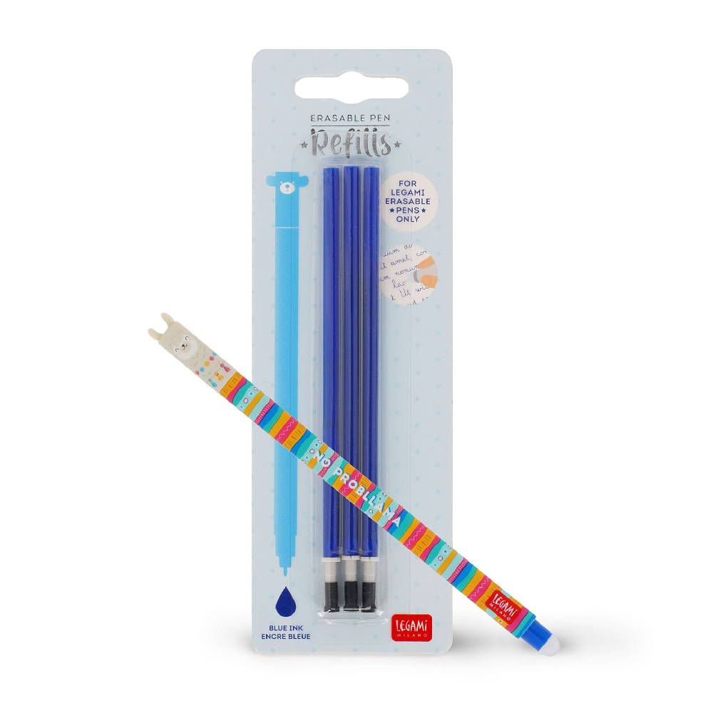 Legami Set Penna Cancellabile Llama con Refill Blu Fino al 65% di sconto