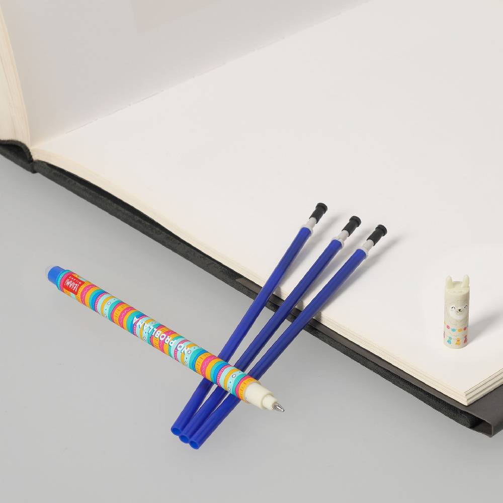 Legami Set Penna Cancellabile Llama con Refill Blu Fino al 65% di sconto