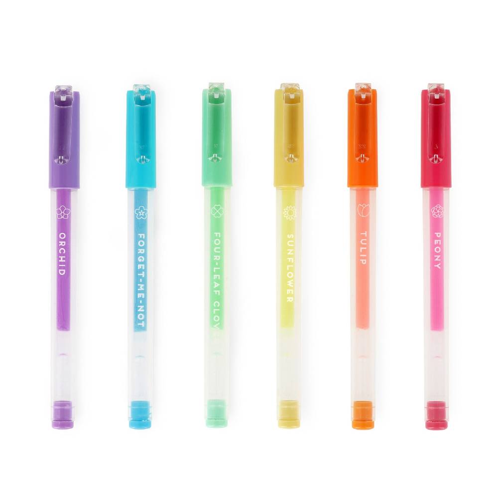Legami Set di 6 Penne Gel Pastello - Spring is in the Air