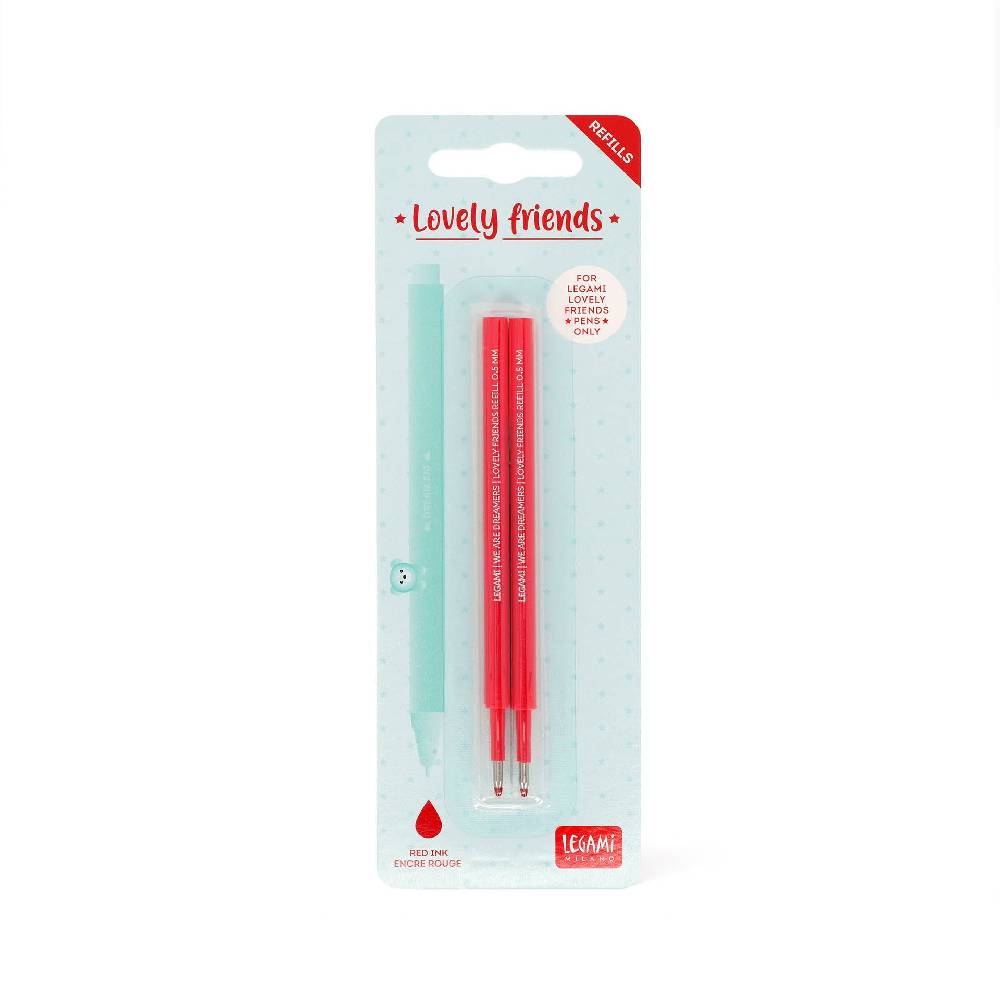 Legami Set di 2 Refill per Penna Gel - Lovely Friends Trasporto libero internazionale