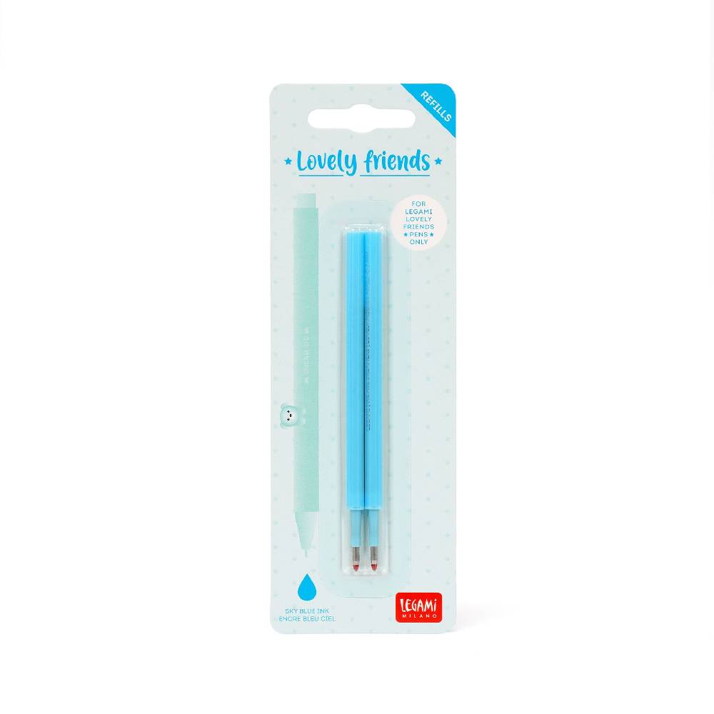 Legami Set di 2 Refill per Penna Gel - Lovely Friends Limitato a 3 giorni