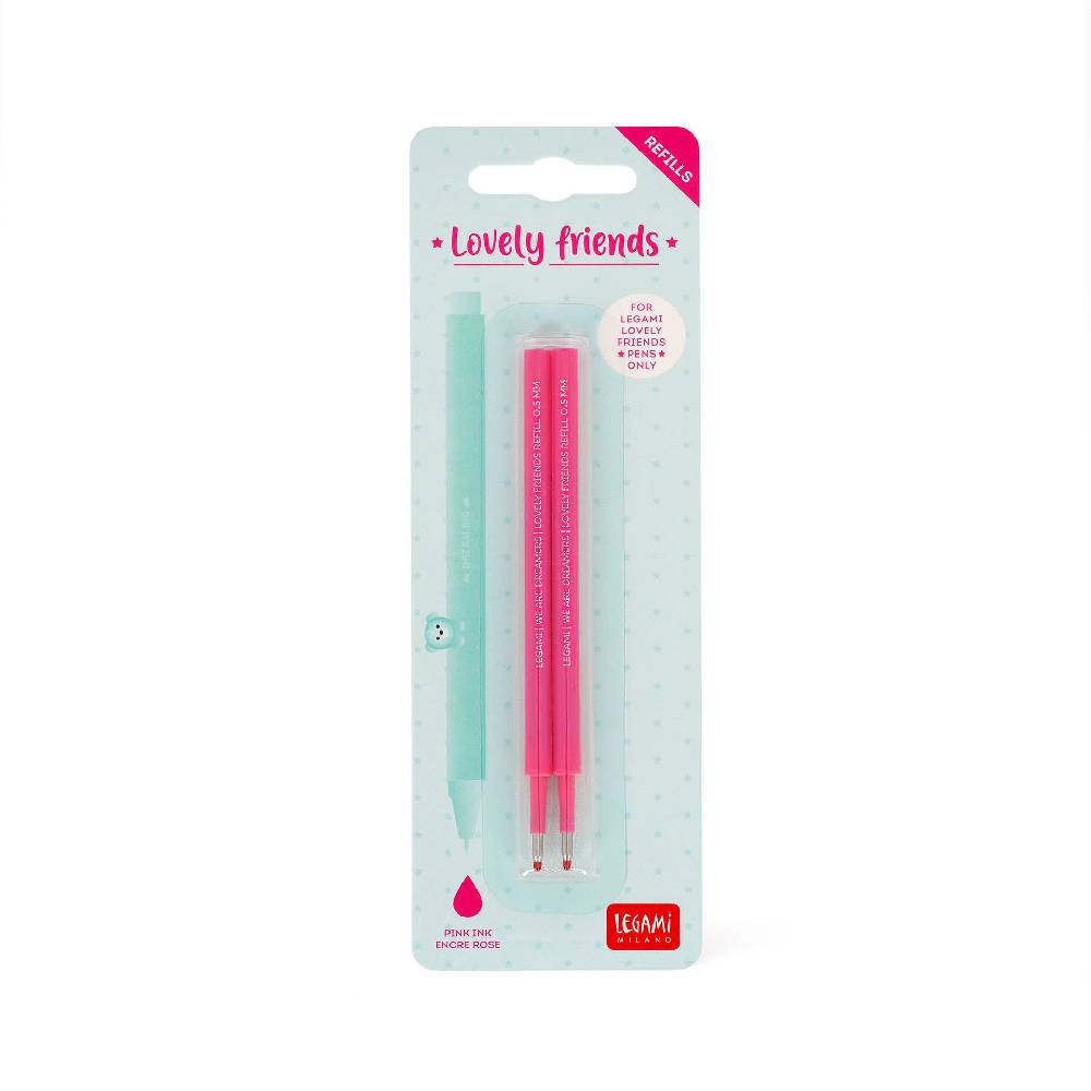 Legami Set di 2 Refill per Penna Gel - Lovely Friends Esporta salva