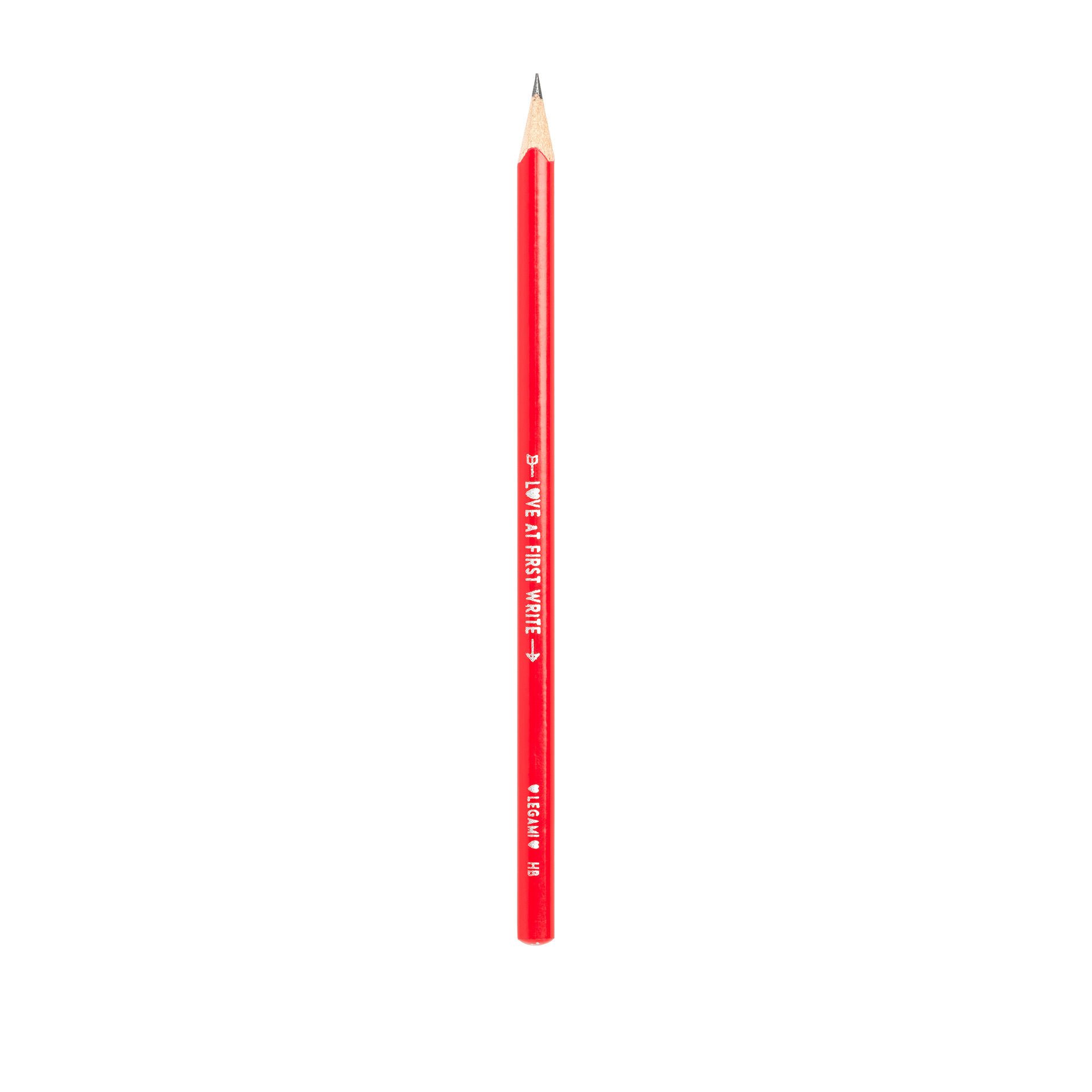 Legami Matita a Forma di Cuore - Love at First Write In Linea